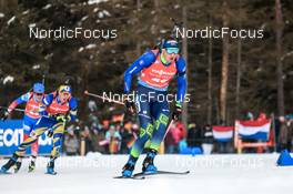16.01.2022, Ruhpolding, Germany (GER): Maksim Varabei (BLR) - IBU World Cup Biathlon, pursuit men, Ruhpolding (GER). www.nordicfocus.com. © Manzoni/NordicFocus. Every downloaded picture is fee-liable.