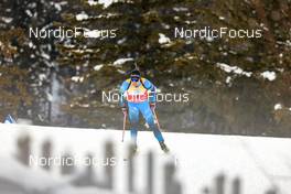 16.01.2022, Ruhpolding, Germany (GER): Quentin Fillon Maillet (FRA) - IBU World Cup Biathlon, pursuit men, Ruhpolding (GER). www.nordicfocus.com. © Manzoni/NordicFocus. Every downloaded picture is fee-liable.