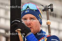 16.01.2022, Ruhpolding, Germany (GER): Jesper Nelin (SWE) - IBU World Cup Biathlon, pursuit men, Ruhpolding (GER). www.nordicfocus.com. © Manzoni/NordicFocus. Every downloaded picture is fee-liable.