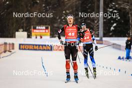 16.01.2022, Ruhpolding, Germany (GER): Jules Burnotte (CAN) - IBU World Cup Biathlon, pursuit men, Ruhpolding (GER). www.nordicfocus.com. © Manzoni/NordicFocus. Every downloaded picture is fee-liable.