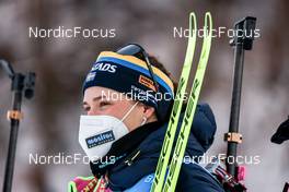 16.01.2022, Ruhpolding, Germany (GER): Elvira Oeberg (SWE) - IBU World Cup Biathlon, pursuit women, Ruhpolding (GER). www.nordicfocus.com. © Manzoni/NordicFocus. Every downloaded picture is fee-liable.