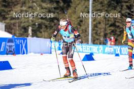 16.01.2022, Ruhpolding, Germany (GER): Emma Lunder (CAN) - IBU World Cup Biathlon, pursuit women, Ruhpolding (GER). www.nordicfocus.com. © Manzoni/NordicFocus. Every downloaded picture is fee-liable.