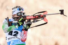 16.01.2022, Ruhpolding, Germany (GER): Milena Todorova (BUL) - IBU World Cup Biathlon, pursuit women, Ruhpolding (GER). www.nordicfocus.com. © Manzoni/NordicFocus. Every downloaded picture is fee-liable.
