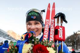 16.01.2022, Ruhpolding, Germany (GER): Anais Bescond (FRA) - IBU World Cup Biathlon, pursuit women, Ruhpolding (GER). www.nordicfocus.com. © Manzoni/NordicFocus. Every downloaded picture is fee-liable.