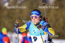 16.01.2022, Ruhpolding, Germany (GER): Linn Persson (SWE) - IBU World Cup Biathlon, pursuit women, Ruhpolding (GER). www.nordicfocus.com. © Manzoni/NordicFocus. Every downloaded picture is fee-liable.