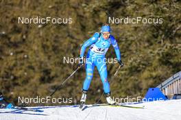 16.01.2022, Ruhpolding, Germany (GER): Federica Sanfilippo (ITA) - IBU World Cup Biathlon, pursuit women, Ruhpolding (GER). www.nordicfocus.com. © Manzoni/NordicFocus. Every downloaded picture is fee-liable.