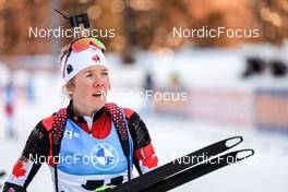 16.01.2022, Ruhpolding, Germany (GER): Emma Lunder (CAN) - IBU World Cup Biathlon, pursuit women, Ruhpolding (GER). www.nordicfocus.com. © Manzoni/NordicFocus. Every downloaded picture is fee-liable.