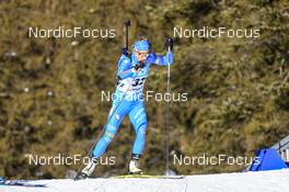 16.01.2022, Ruhpolding, Germany (GER): Federica Sanfilippo (ITA) - IBU World Cup Biathlon, pursuit women, Ruhpolding (GER). www.nordicfocus.com. © Manzoni/NordicFocus. Every downloaded picture is fee-liable.
