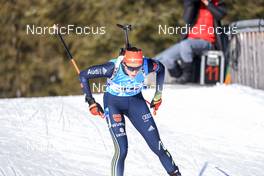 16.01.2022, Ruhpolding, Germany (GER): Vanessa Voigt (GER) - IBU World Cup Biathlon, pursuit women, Ruhpolding (GER). www.nordicfocus.com. © Manzoni/NordicFocus. Every downloaded picture is fee-liable.