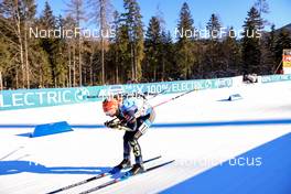 16.01.2022, Ruhpolding, Germany (GER): Franziska Hildebrand (GER) - IBU World Cup Biathlon, pursuit women, Ruhpolding (GER). www.nordicfocus.com. © Manzoni/NordicFocus. Every downloaded picture is fee-liable.