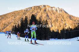 15.01.2022, Ruhpolding, Germany (GER): Rene Zahkna (EST), Miha Dovzan (SLO) - IBU World Cup Biathlon, relay men, Ruhpolding (GER). www.nordicfocus.com. © Manzoni/NordicFocus. Every downloaded picture is fee-liable.