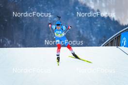 15.01.2022, Ruhpolding, Germany (GER): Daniil Serokhvostov (RUS) - IBU World Cup Biathlon, relay men, Ruhpolding (GER). www.nordicfocus.com. © Manzoni/NordicFocus. Every downloaded picture is fee-liable.