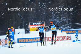 15.01.2022, Ruhpolding, Germany (GER): Philipp Nawrath (GER), Benedikt Doll (GER), (l-r) - IBU World Cup Biathlon, relay men, Ruhpolding (GER). www.nordicfocus.com. © Manzoni/NordicFocus. Every downloaded picture is fee-liable.