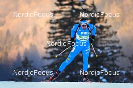 15.01.2022, Ruhpolding, Germany (GER): Dominik Windisch (ITA) - IBU World Cup Biathlon, relay men, Ruhpolding (GER). www.nordicfocus.com. © Manzoni/NordicFocus. Every downloaded picture is fee-liable.