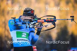 15.01.2022, Ruhpolding, Germany (GER): Emilien Jacquelin (FRA) - IBU World Cup Biathlon, relay men, Ruhpolding (GER). www.nordicfocus.com. © Manzoni/NordicFocus. Every downloaded picture is fee-liable.