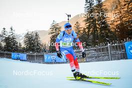 15.01.2022, Ruhpolding, Germany (GER): Daniil Serokhvostov (RUS) - IBU World Cup Biathlon, relay men, Ruhpolding (GER). www.nordicfocus.com. © Manzoni/NordicFocus. Every downloaded picture is fee-liable.