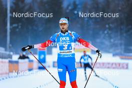 15.01.2022, Ruhpolding, Germany (GER): Maksim Tsvetkov (RUS) - IBU World Cup Biathlon, relay men, Ruhpolding (GER). www.nordicfocus.com. © Manzoni/NordicFocus. Every downloaded picture is fee-liable.