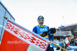 15.01.2022, Ruhpolding, Germany (GER): Maksim Varabei (BLR) - IBU World Cup Biathlon, relay men, Ruhpolding (GER). www.nordicfocus.com. © Manzoni/NordicFocus. Every downloaded picture is fee-liable.