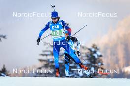 15.01.2022, Ruhpolding, Germany (GER): Jeremy Finello (SUI) - IBU World Cup Biathlon, relay men, Ruhpolding (GER). www.nordicfocus.com. © Manzoni/NordicFocus. Every downloaded picture is fee-liable.