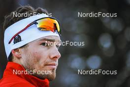 15.01.2022, Ruhpolding, Germany (GER): Christian Gow (CAN) - IBU World Cup Biathlon, relay men, Ruhpolding (GER). www.nordicfocus.com. © Manzoni/NordicFocus. Every downloaded picture is fee-liable.