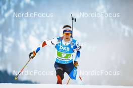 15.01.2022, Ruhpolding, Germany (GER): Mikulas Karlik (CZE) - IBU World Cup Biathlon, relay men, Ruhpolding (GER). www.nordicfocus.com. © Manzoni/NordicFocus. Every downloaded picture is fee-liable.