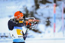 15.01.2022, Ruhpolding, Germany (GER): Benedikt Doll (GER) - IBU World Cup Biathlon, relay men, Ruhpolding (GER). www.nordicfocus.com. © Manzoni/NordicFocus. Every downloaded picture is fee-liable.