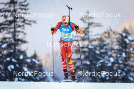 15.01.2022, Ruhpolding, Germany (GER): Xingyuan Yan (CHN) - IBU World Cup Biathlon, relay men, Ruhpolding (GER). www.nordicfocus.com. © Manzoni/NordicFocus. Every downloaded picture is fee-liable.