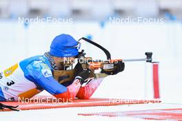 15.01.2022, Ruhpolding, Germany (GER): Alexandr Loginov (RUS) - IBU World Cup Biathlon, relay men, Ruhpolding (GER). www.nordicfocus.com. © Manzoni/NordicFocus. Every downloaded picture is fee-liable.