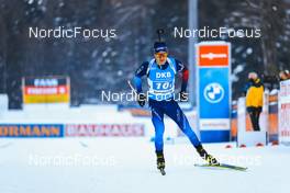 15.01.2022, Ruhpolding, Germany (GER): Niklas Hartweg (SUI) - IBU World Cup Biathlon, relay men, Ruhpolding (GER). www.nordicfocus.com. © Manzoni/NordicFocus. Every downloaded picture is fee-liable.