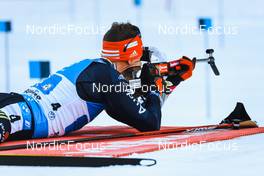 15.01.2022, Ruhpolding, Germany (GER): Philipp Nawrath (GER) - IBU World Cup Biathlon, relay men, Ruhpolding (GER). www.nordicfocus.com. © Manzoni/NordicFocus. Every downloaded picture is fee-liable.