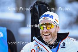 15.01.2022, Ruhpolding, Germany (GER): Simon Eder (AUT) - IBU World Cup Biathlon, relay men, Ruhpolding (GER). www.nordicfocus.com. © Manzoni/NordicFocus. Every downloaded picture is fee-liable.