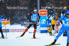 15.01.2022, Ruhpolding, Germany (GER): Scott Gow (CAN) - IBU World Cup Biathlon, relay men, Ruhpolding (GER). www.nordicfocus.com. © Manzoni/NordicFocus. Every downloaded picture is fee-liable.