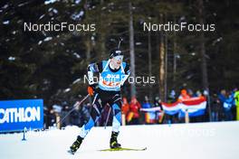 15.01.2022, Ruhpolding, Germany (GER): Rene Zahkna (EST) - IBU World Cup Biathlon, relay men, Ruhpolding (GER). www.nordicfocus.com. © Manzoni/NordicFocus. Every downloaded picture is fee-liable.