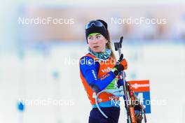 14.01.2022, Ruhpolding, Germany (GER): Dzinara Alimbekava (BLR) - IBU World Cup Biathlon, relay women, Ruhpolding (GER). www.nordicfocus.com. © Manzoni/NordicFocus. Every downloaded picture is fee-liable.
