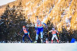 14.01.2022, Ruhpolding, Germany (GER): Vanessa Voigt (GER), Suvi Minkkinen (FIN), (l-r) - IBU World Cup Biathlon, relay women, Ruhpolding (GER). www.nordicfocus.com. © Manzoni/NordicFocus. Every downloaded picture is fee-liable.