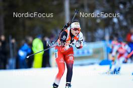 14.01.2022, Ruhpolding, Germany (GER): Julia Schwaiger (AUT) - IBU World Cup Biathlon, relay women, Ruhpolding (GER). www.nordicfocus.com. © Manzoni/NordicFocus. Every downloaded picture is fee-liable.