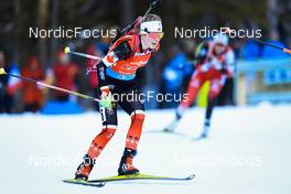 14.01.2022, Ruhpolding, Germany (GER): Emma Lunder (CAN) - IBU World Cup Biathlon, relay women, Ruhpolding (GER). www.nordicfocus.com. © Manzoni/NordicFocus. Every downloaded picture is fee-liable.