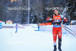 14.01.2022, Ruhpolding, Germany (GER): Christina Rieder (AUT) - IBU World Cup Biathlon, relay women, Ruhpolding (GER). www.nordicfocus.com. © Manzoni/NordicFocus. Every downloaded picture is fee-liable.
