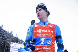 14.01.2022, Ruhpolding, Germany (GER): Julia Simon (FRA) - IBU World Cup Biathlon, relay women, Ruhpolding (GER). www.nordicfocus.com. © Manzoni/NordicFocus. Every downloaded picture is fee-liable.