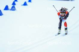 14.01.2022, Ruhpolding, Germany (GER): Sari Maeda (JPN) - IBU World Cup Biathlon, relay women, Ruhpolding (GER). www.nordicfocus.com. © Manzoni/NordicFocus. Every downloaded picture is fee-liable.