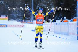 14.01.2022, Ruhpolding, Germany (GER): Anna Magnusson (SWE) - IBU World Cup Biathlon, relay women, Ruhpolding (GER). www.nordicfocus.com. © Manzoni/NordicFocus. Every downloaded picture is fee-liable.