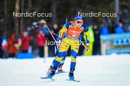 14.01.2022, Ruhpolding, Germany (GER): Johanna Skottheim (SWE) - IBU World Cup Biathlon, relay women, Ruhpolding (GER). www.nordicfocus.com. © Manzoni/NordicFocus. Every downloaded picture is fee-liable.