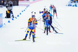 14.01.2022, Ruhpolding, Germany (GER): Stina Nilsson (SWE), Katharina Innerhofer (AUT), (l-r) - IBU World Cup Biathlon, relay women, Ruhpolding (GER). www.nordicfocus.com. © Manzoni/NordicFocus. Every downloaded picture is fee-liable.