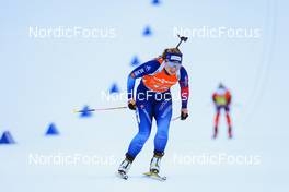 14.01.2022, Ruhpolding, Germany (GER): Irene Cadurisch (SUI) - IBU World Cup Biathlon, relay women, Ruhpolding (GER). www.nordicfocus.com. © Manzoni/NordicFocus. Every downloaded picture is fee-liable.