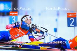 14.01.2022, Ruhpolding, Germany (GER): Valeriia Vasnetcova (RUS) - IBU World Cup Biathlon, relay women, Ruhpolding (GER). www.nordicfocus.com. © Manzoni/NordicFocus. Every downloaded picture is fee-liable.