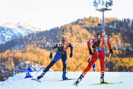 14.01.2022, Ruhpolding, Germany (GER): Franziska Hildebrand (GER) - IBU World Cup Biathlon, relay women, Ruhpolding (GER). www.nordicfocus.com. © Manzoni/NordicFocus. Every downloaded picture is fee-liable.