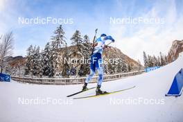13.01.2022, Ruhpolding, Germany (GER): Olli Hiidensalo (FIN) - IBU World Cup Biathlon, sprint men, Ruhpolding (GER). www.nordicfocus.com. © Manzoni/NordicFocus. Every downloaded picture is fee-liable.