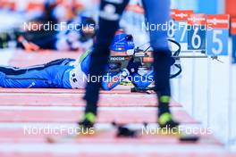 13.01.2022, Ruhpolding, Germany (GER): Lukas Hofer (ITA) - IBU World Cup Biathlon, sprint men, Ruhpolding (GER). www.nordicfocus.com. © Manzoni/NordicFocus. Every downloaded picture is fee-liable.