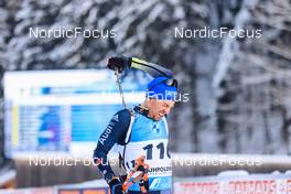 13.01.2022, Ruhpolding, Germany (GER): David Zobel (GER) - IBU World Cup Biathlon, sprint men, Ruhpolding (GER). www.nordicfocus.com. © Manzoni/NordicFocus. Every downloaded picture is fee-liable.