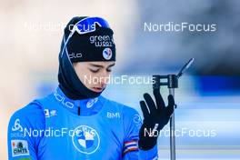 13.01.2022, Ruhpolding, Germany (GER): Eric Perrot (FRA) - IBU World Cup Biathlon, sprint men, Ruhpolding (GER). www.nordicfocus.com. © Manzoni/NordicFocus. Every downloaded picture is fee-liable.